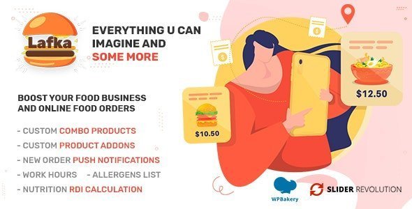 Lafka – WooCommerce Theme for Burger Pizza Fast Food Delivery & Restaurant